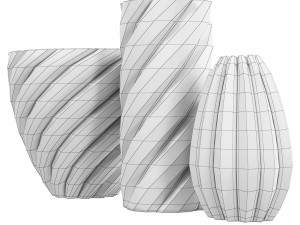 Vases Archimede Seguso Murano Model 3D