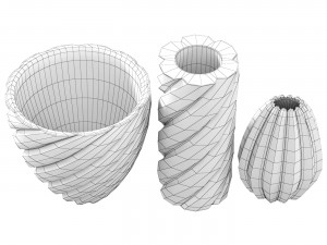 Vases Archimede Seguso Murano Model 3D