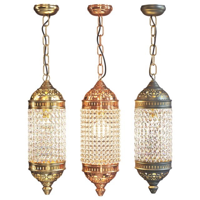 Oriental shop pendant light