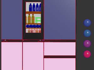 Refrigerator LG MOODUP Modello 3D