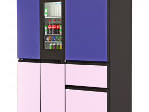Refrigerator LG MOODUP 3D Model