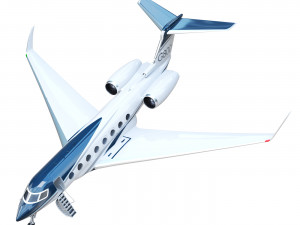 Aircraft Gulfstream G800 Model 3D