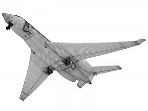 Aircraft Gulfstream G800 Model 3D