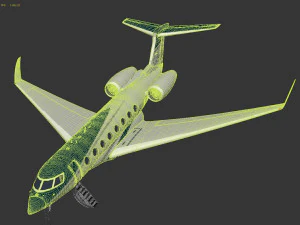Aircraft Gulfstream G800 3D Model