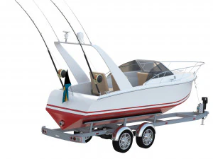 Barco de pesca de recreo Modelo 3D