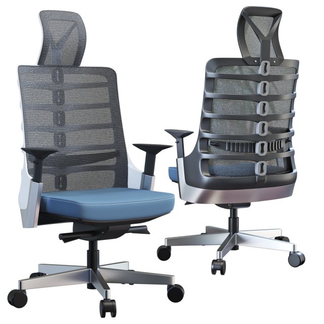 Armchair Vert Ergonomic 3D 모델 .c4d .max .obj .3ds .fbx .stl .blend 
