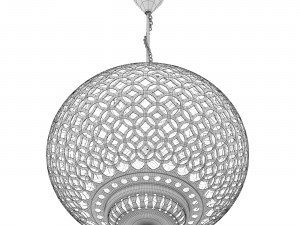 Oriental ceiling lamp Model 3D