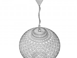 Oriental ceiling lamp Model 3D