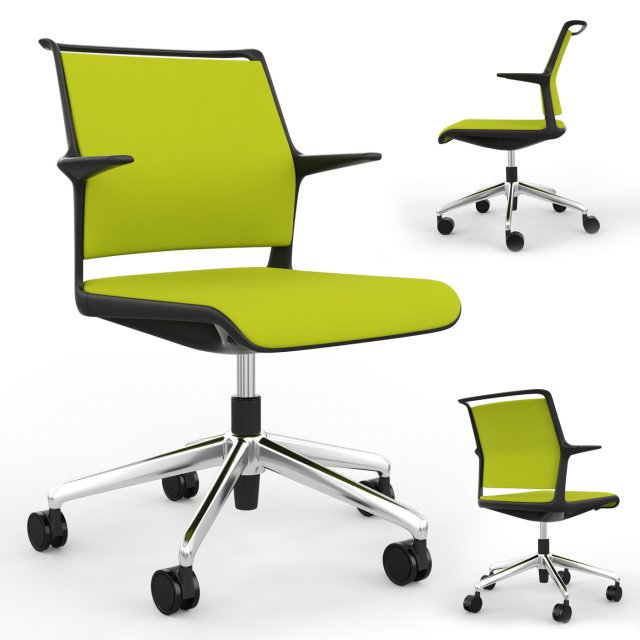 Office chair Allermuir 3D Model .c4d .max .obj .3ds .fbx .stl .blend 