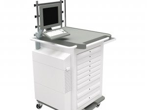 Anesthetic trolley Modèle 3D