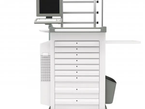 W&oacute;zek anestezjologiczny Model 3D