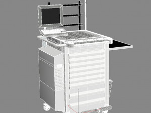 Anesthetic trolley 3D मॉडल