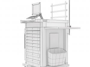 Anesthetic trolley 3D मॉडल