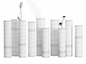 Reversible vases Anna Perugini Modèle 3D