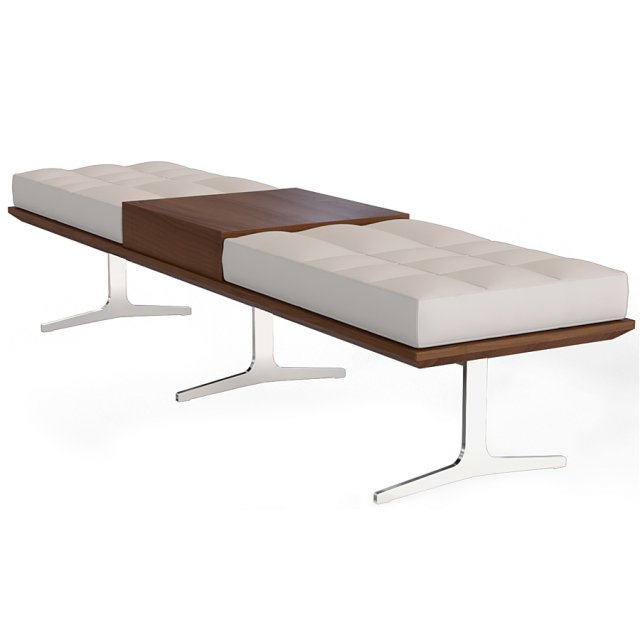 Bench Argon 3D Model .c4d .max .obj .3ds .fbx .stl .blend