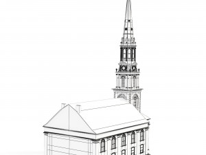 Arlington Street Church Modèle 3D