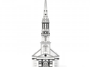 Arlington Street Church Modèle 3D
