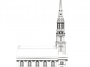 Arlington Street Church Modèle 3D