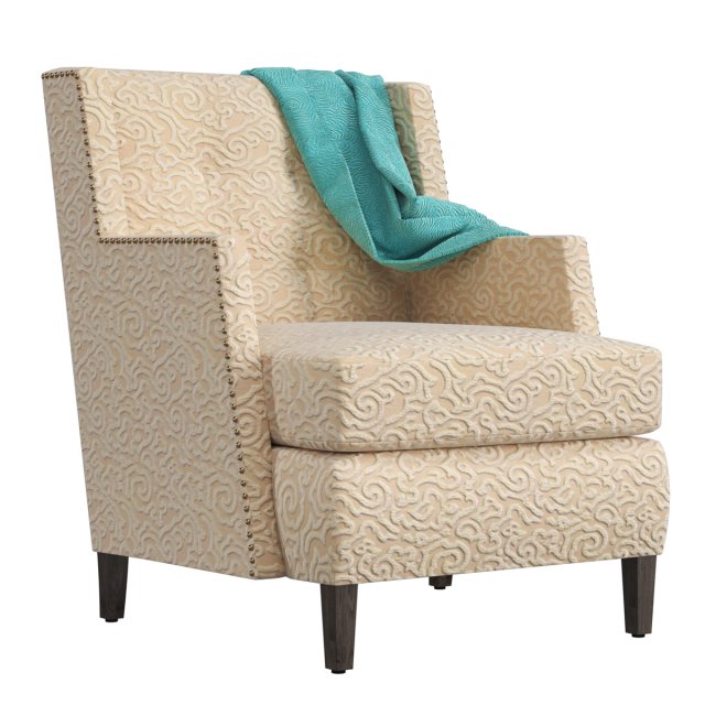 Armchair Adriana Hoyos Modèle 3D .c4d .max .obj .3ds .fbx .stl .blend 