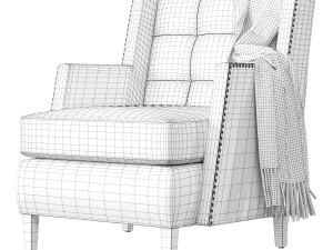 Armchair Adriana Hoyos Modèle 3D