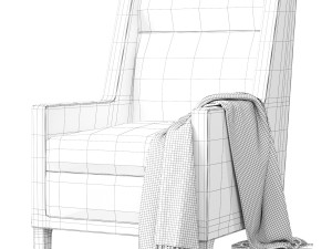 Blaine armchair 3D Model
