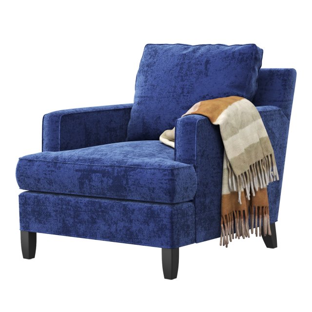 Armchair Charlotte Modello 3D .c4d .max .obj .3ds .fbx .stl .blend