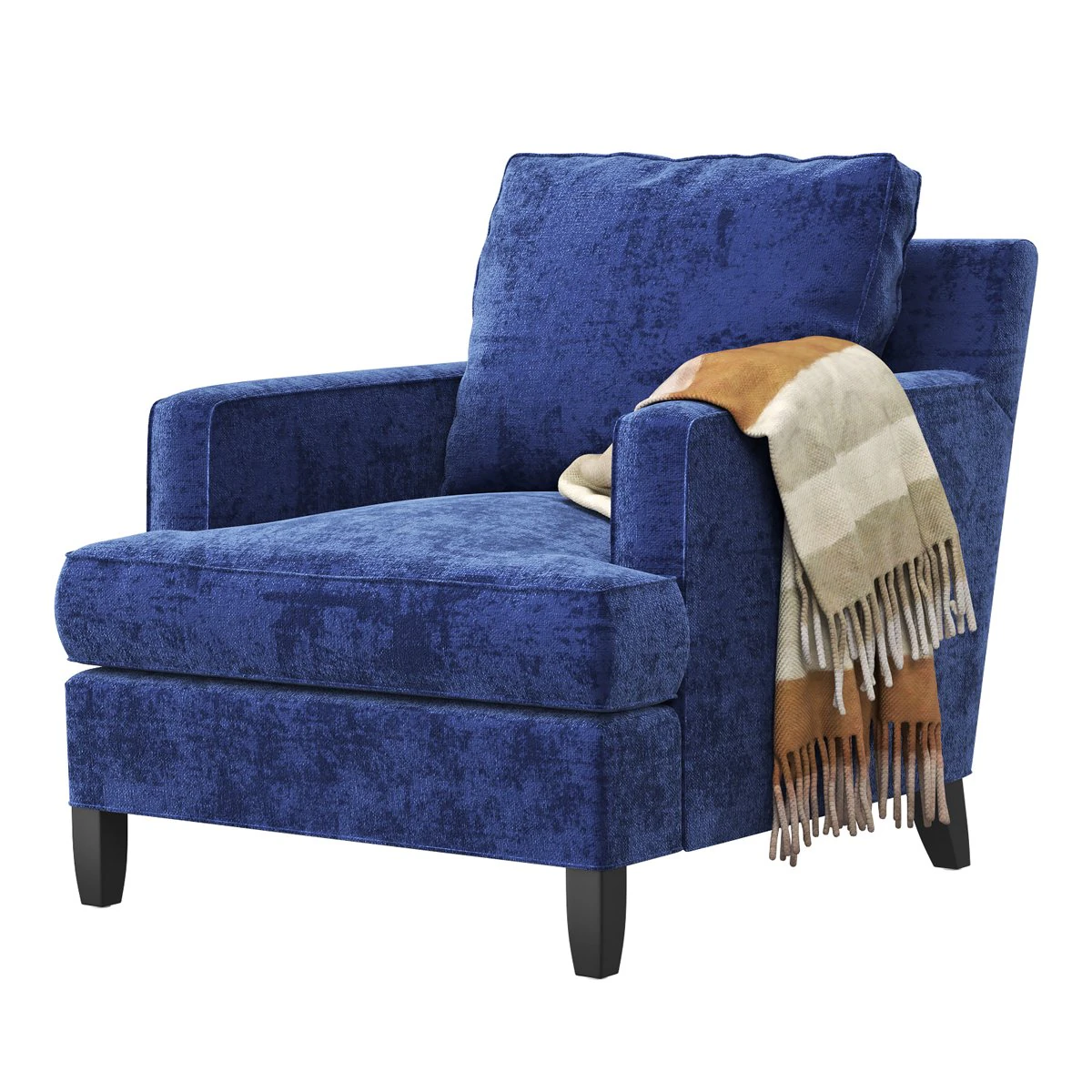 Armchair Charlotte 3D Model .c4d .max .obj .3ds .fbx .stl .blend