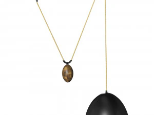 Lumin&aacute;ria pendente Arteriors Egg Drop Pendant Modelo 3D