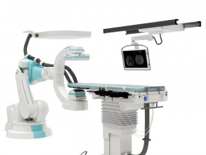 Angiograph Artis zeego Siemens 3D 모델