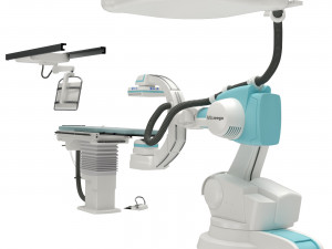 Angiograph Artis zeego Siemens 3D 모델