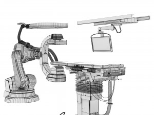 Angiograph Artis zeego Siemens 3D 모델