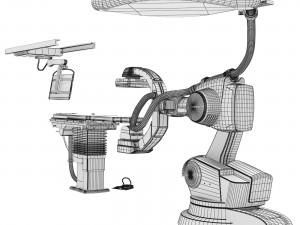 Angiograph Artis zeego Siemens 3D 모델
