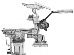 Angiograph Artis zeego Siemens 3D 모델