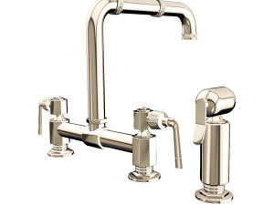 Mixer Atlas Two Hole Bridge Model 3D