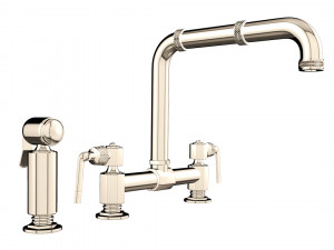 Mixer Atlas Two Hole Bridge Model 3D