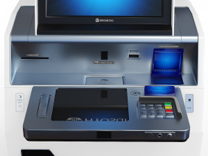 ATM Nautilus Hyosung MX8800 3D Model