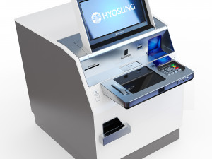 ATM Nautilus Hyosung MX8800 3D Model