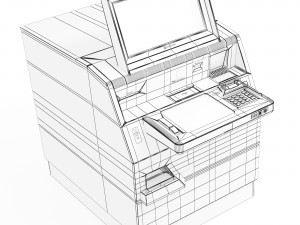 ATM Nautilus Hyosung MX8800 3D Model