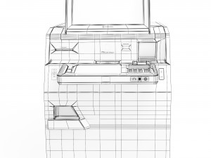 ATM Nautilus Hyosung MX8800 3D Model