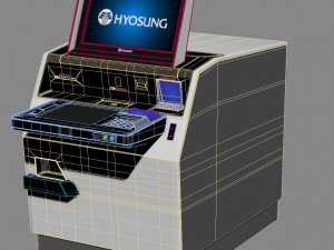 ATM Nautilus Hyosung MX8800 3D Model