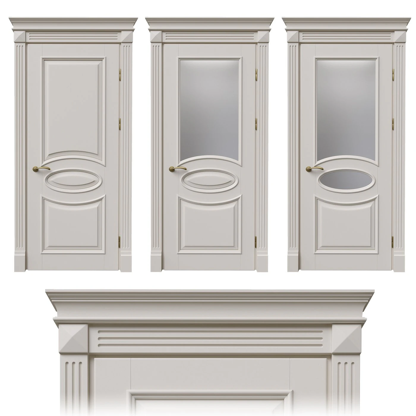 Porte dell'Attica Modello 3D .c4d .max .obj .3ds .fbx .stl .blend 