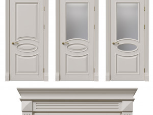 Attica doors 3D Модель