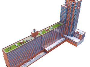 AVA High Line Building 3D Model