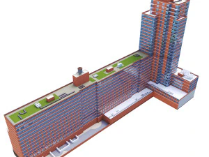 AVA High Line Building 3D Model