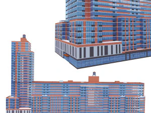 AVA 하이라인 빌딩 3D 모델