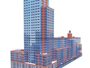 AVA High Line Building 3D Model