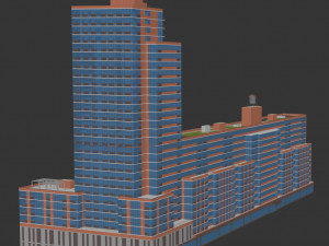 AVA High Line Building 3D Model