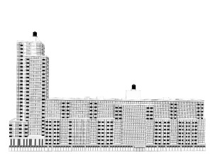 AVA High Line Building 3D Model