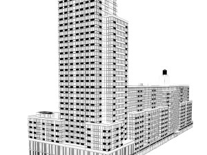 AVA High Line Building 3D Model