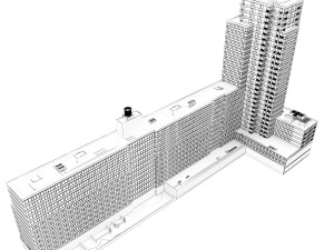 AVA High Line Building 3D Model
